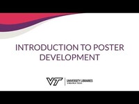 Thumbnail for Introduction to Poster Development